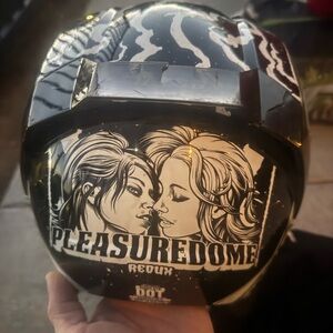 ICON Black and White Graphic Helmet